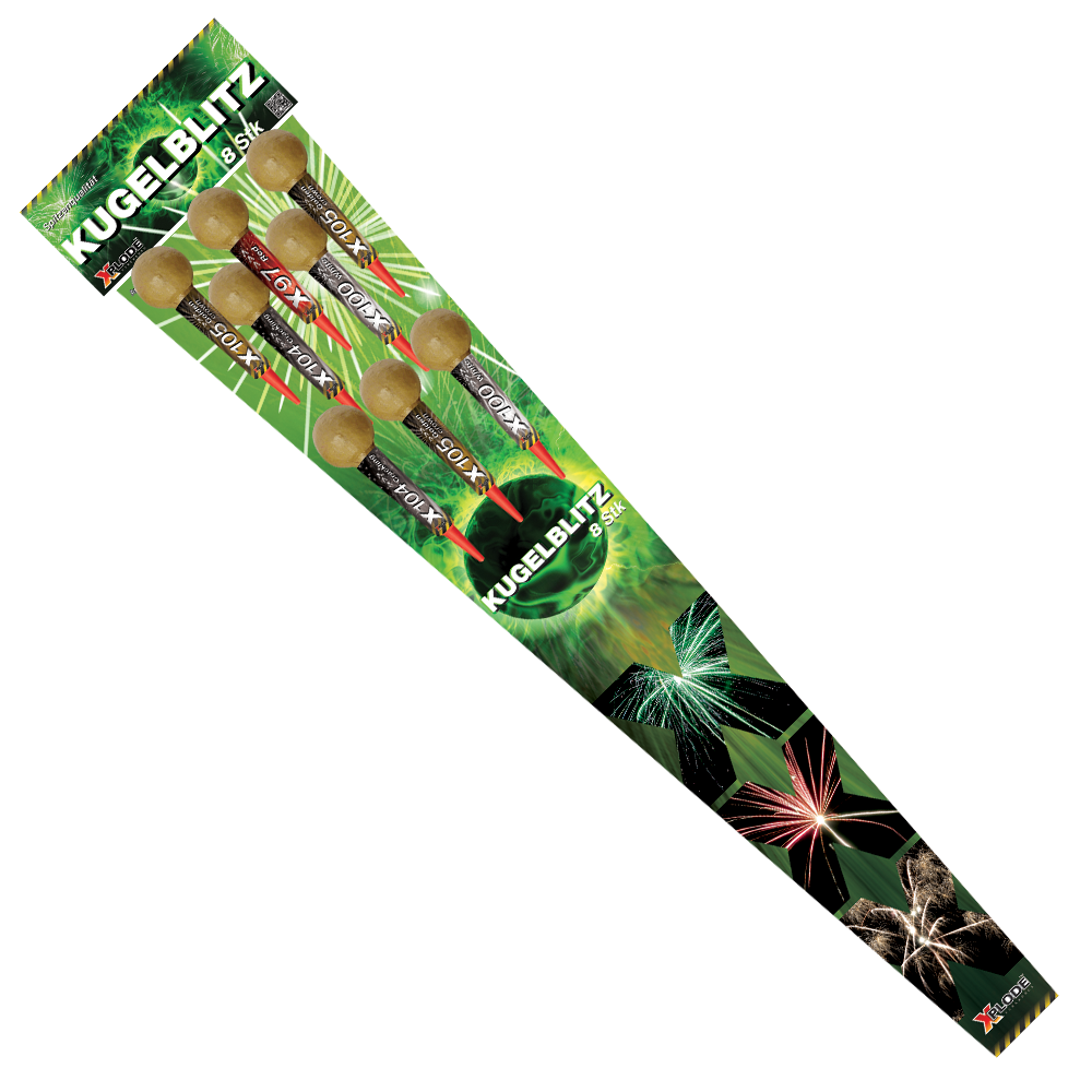 Kugelblitz 8 Kugelbomben Raketen