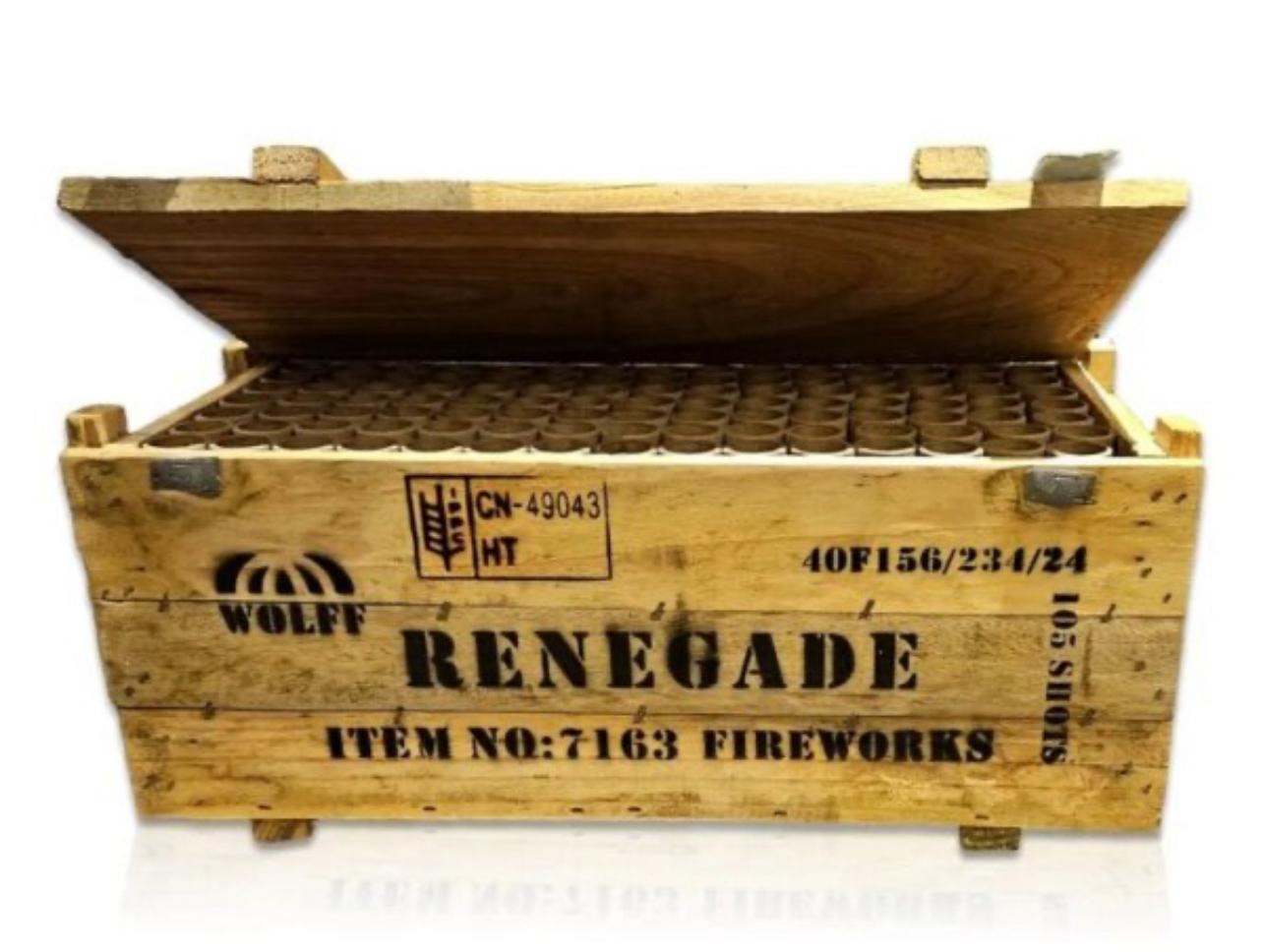 Renegade, 105-Schuss Verbundfeuerwerk NEU