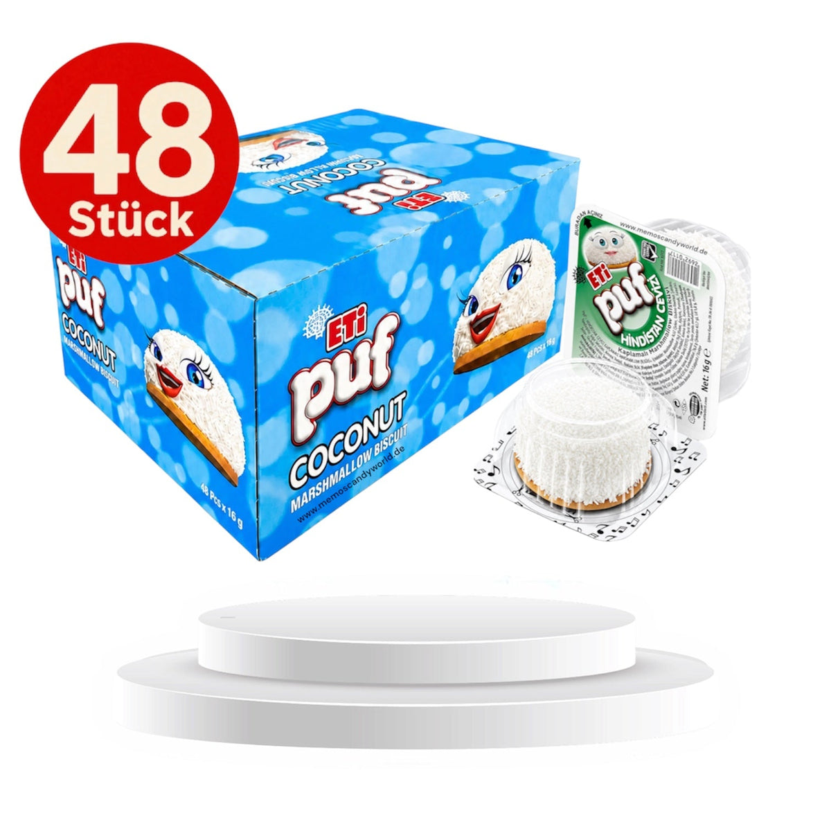 48 x Eti puf verschiedene Sorten