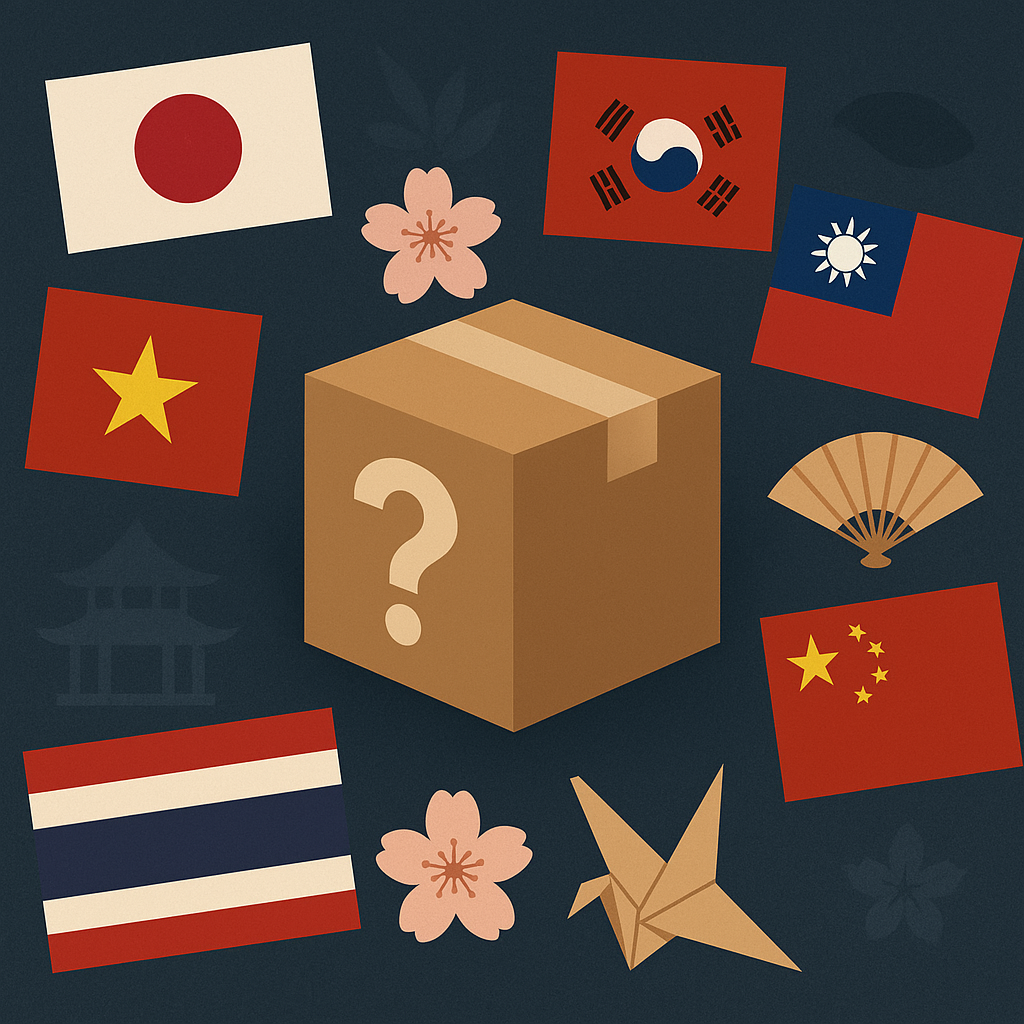Mystery Box Asien Süßigkeiten - Memo's Candy World GmbH
