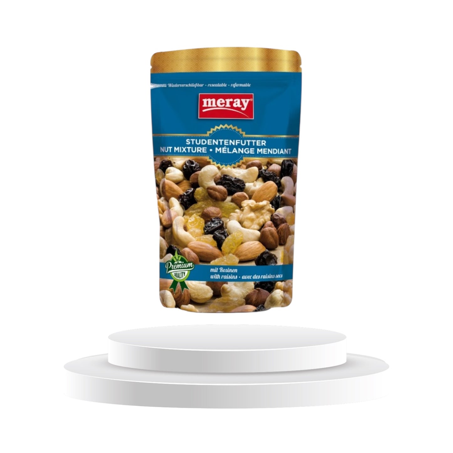 150g - meray® STUDENTENFUTTER mit Rosinen