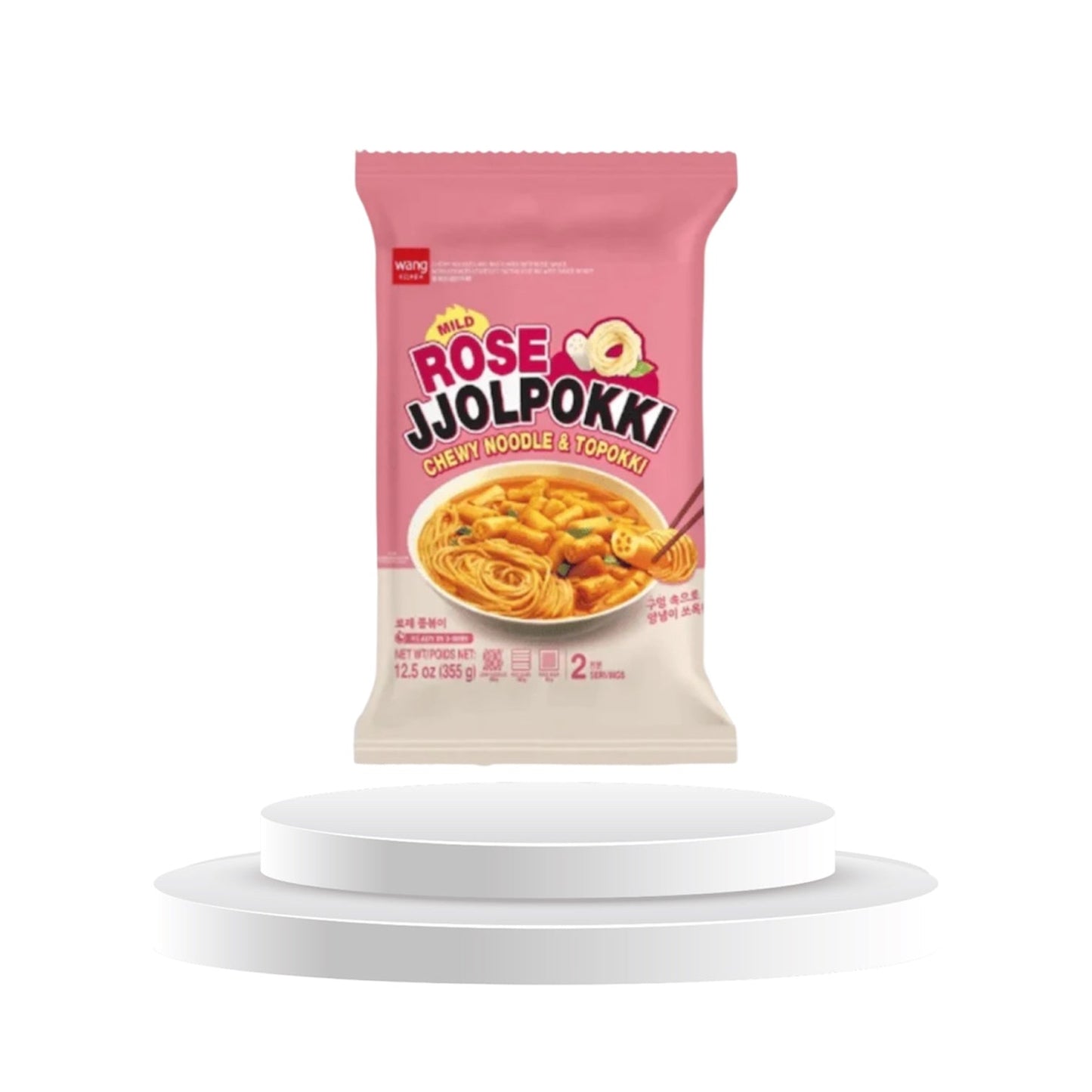 WANG Nudeln und Reiskuchen in Rosé-Soße (Jjolpokki) 355 g