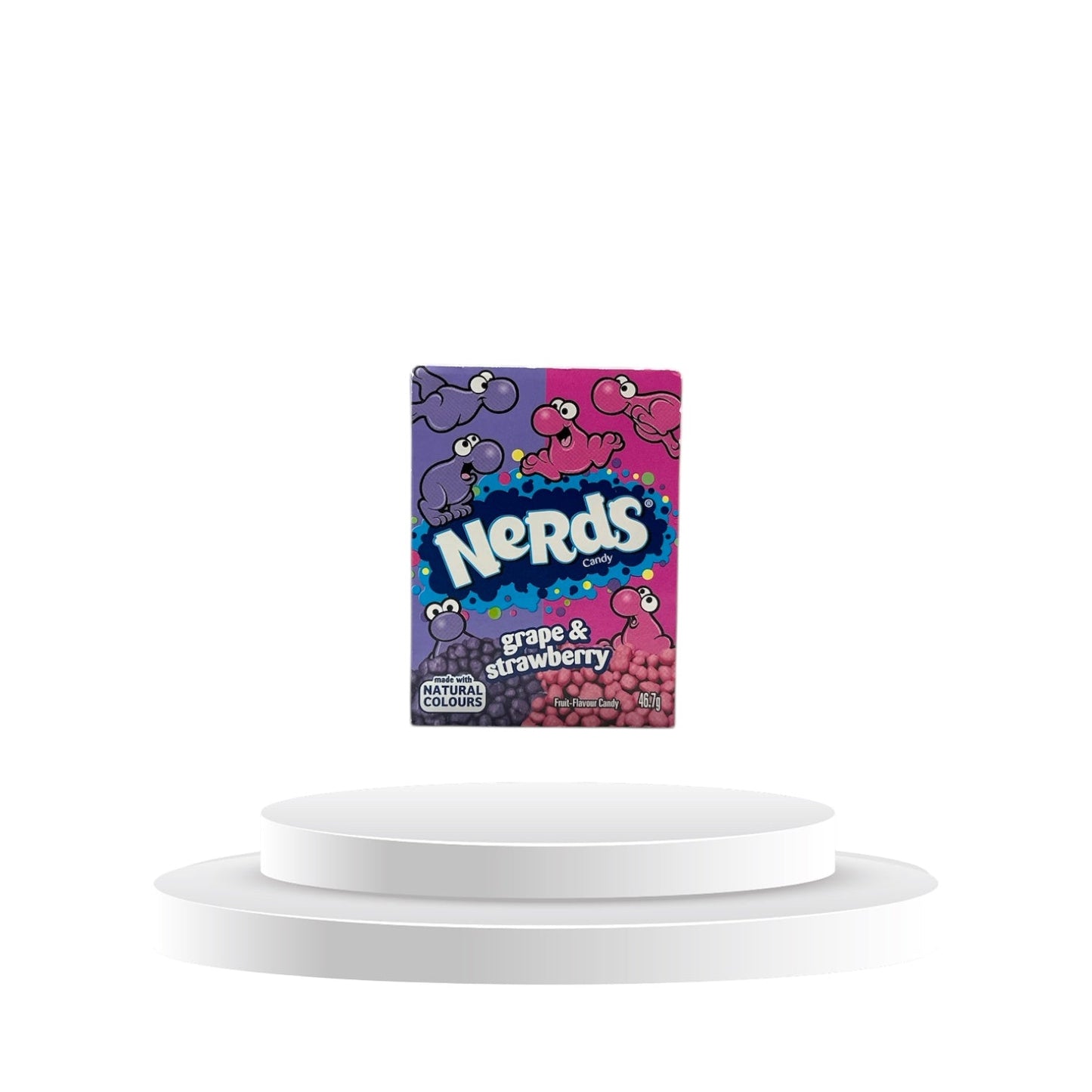 Wonka Nerds Grape Strawberry 46,7g - Memo's Candy World GmbH