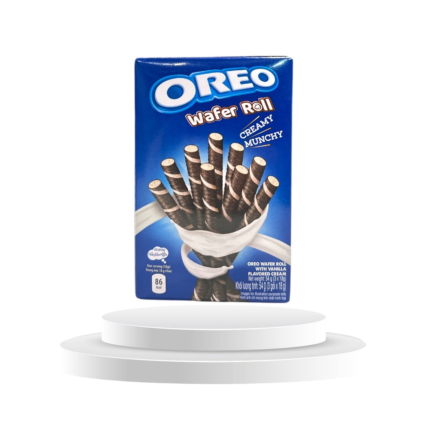 Oreo Wafer Roll Vanilla - Memo's Candy World GmbH