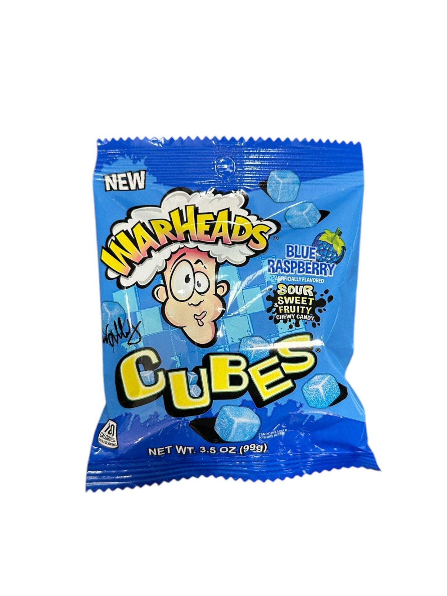 Warheads Cubes Blue Raspberry - Memo's Candy World GmbH