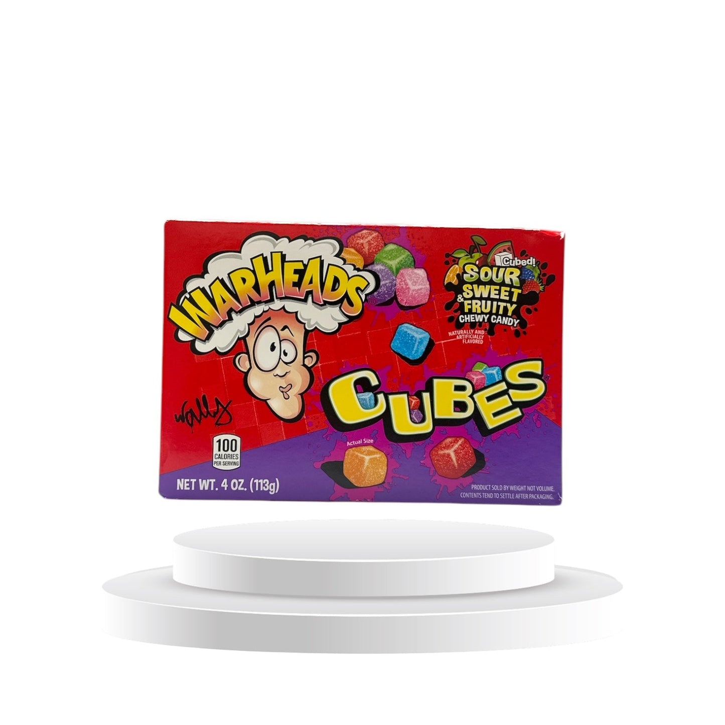 Warheads Sour Sweet & Fruity Cubes 113g - Memo's Candy World GmbH