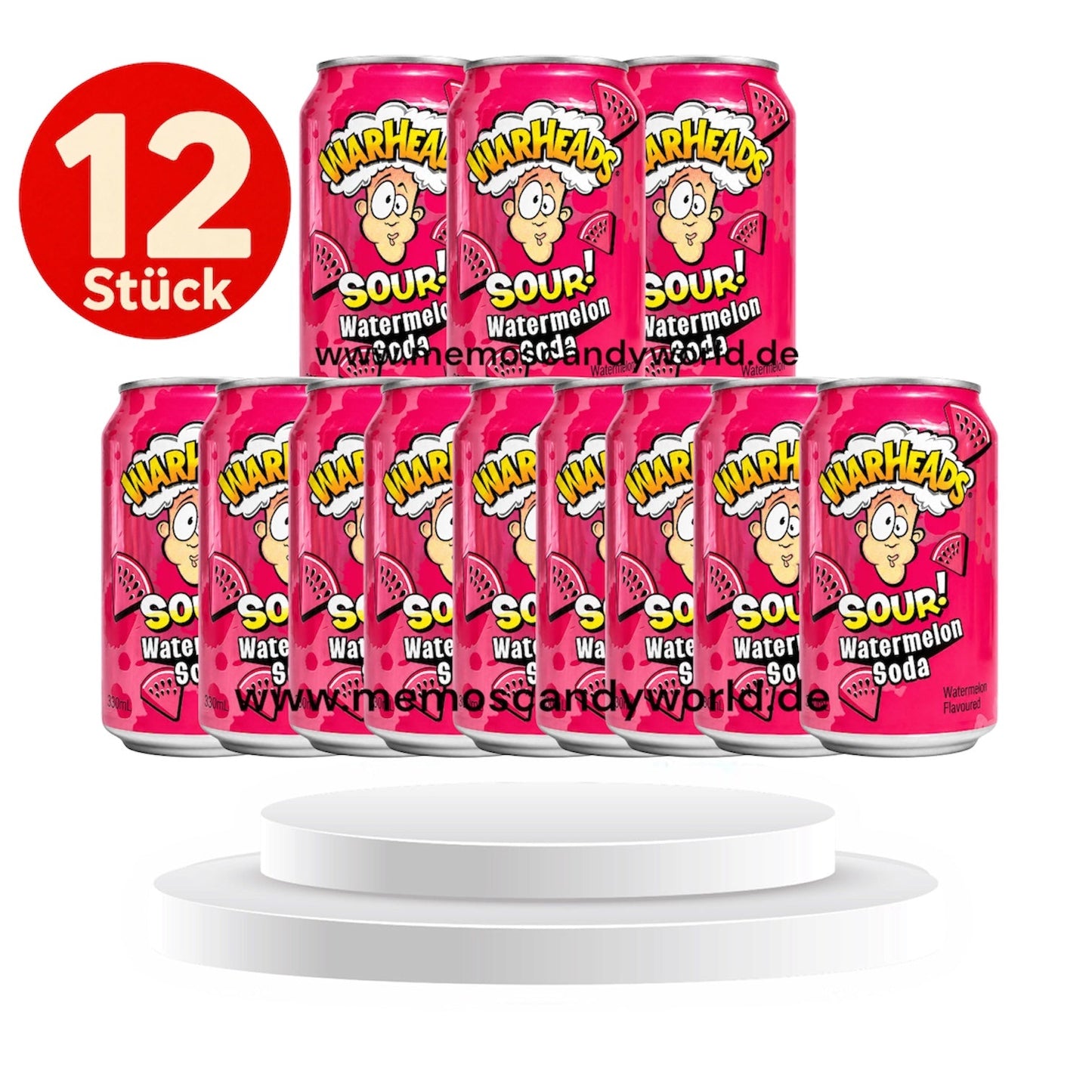 12 x Warheads Sour Soda