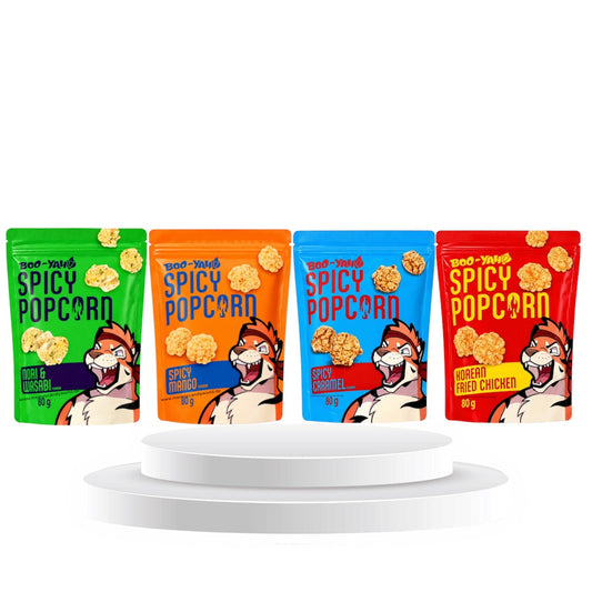 Boo-Yah Popcorn 4er Set