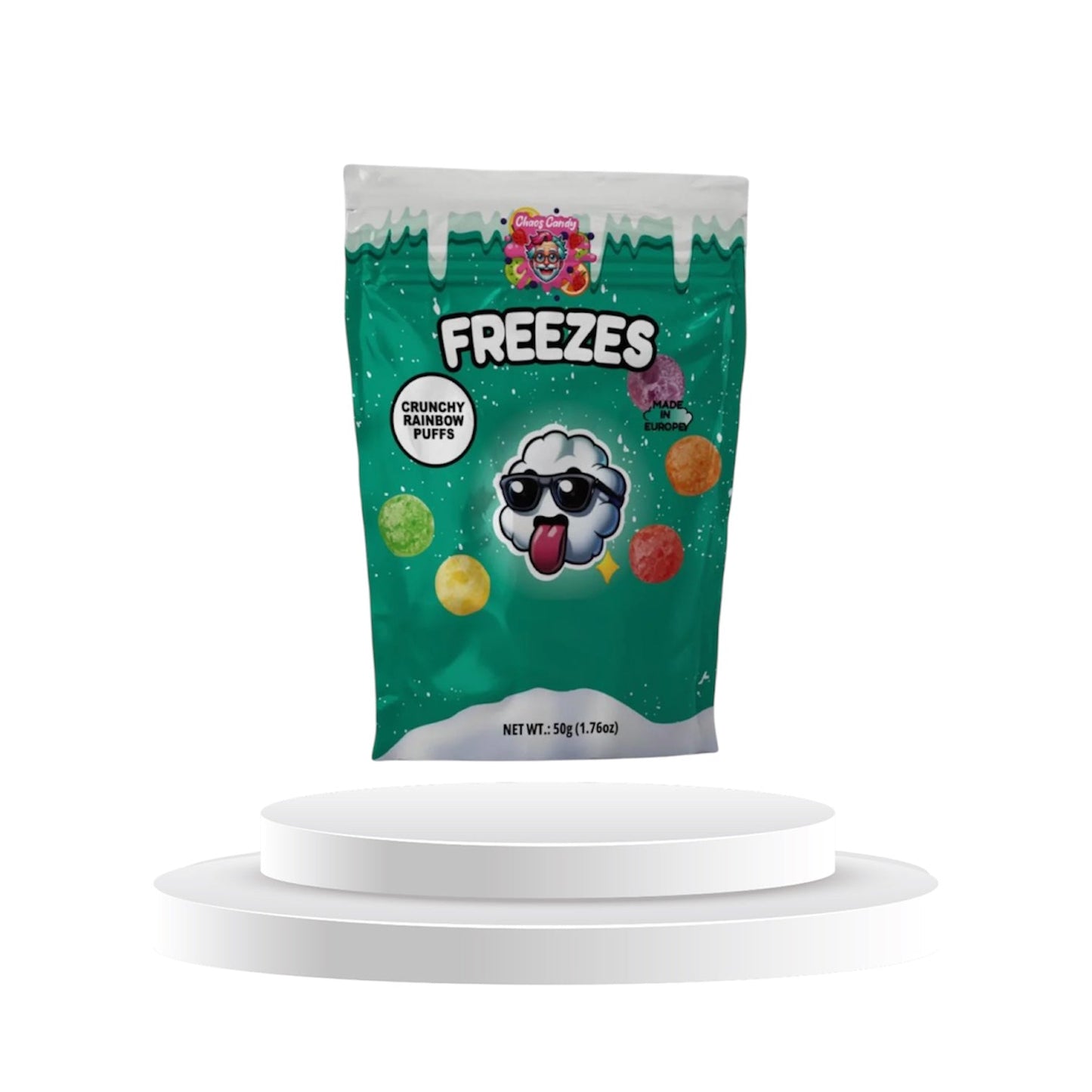 Chaos Candy Freezes Crunchy Rainbow 1 Kolli = 24 Stk