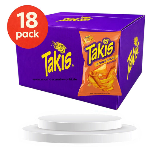 Takis Intense Nacho 1 Kolli = 18 Stk