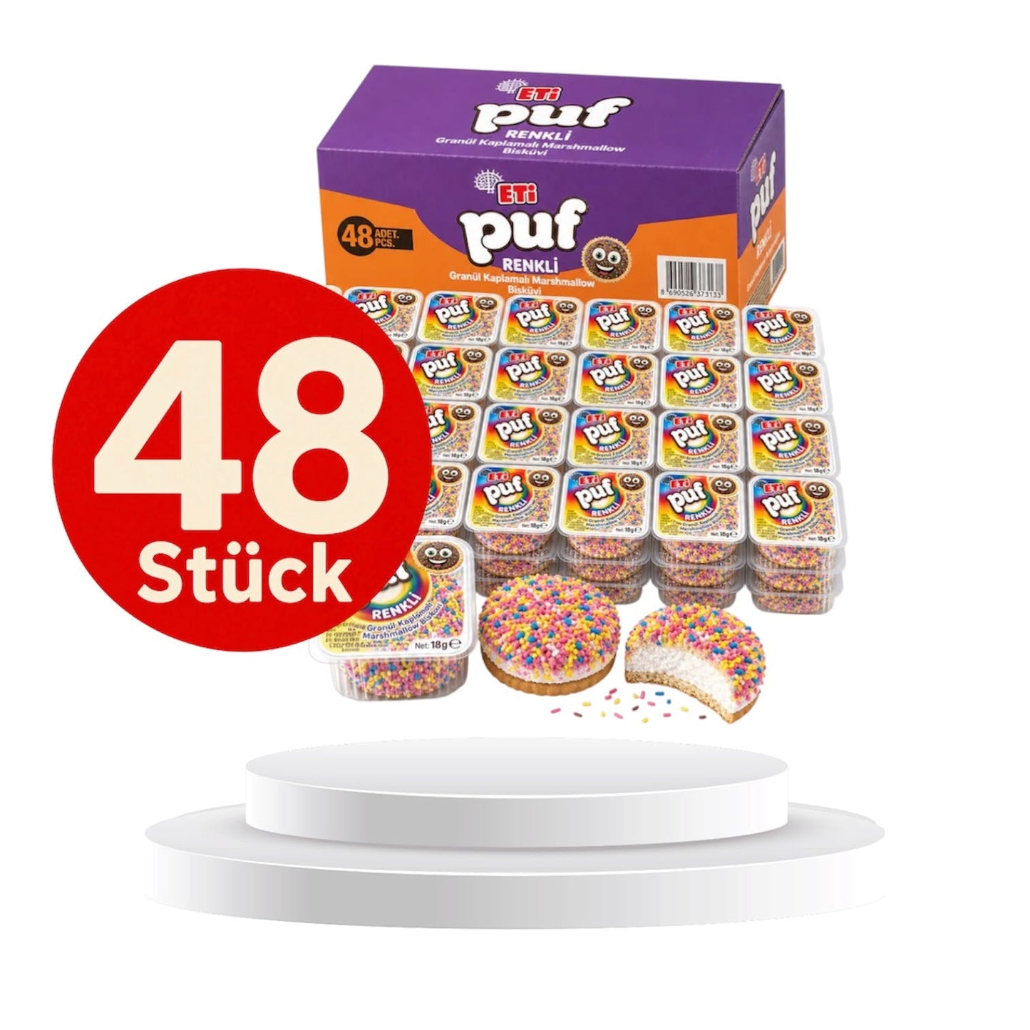 48 x Eti puf verschiedene Sorten