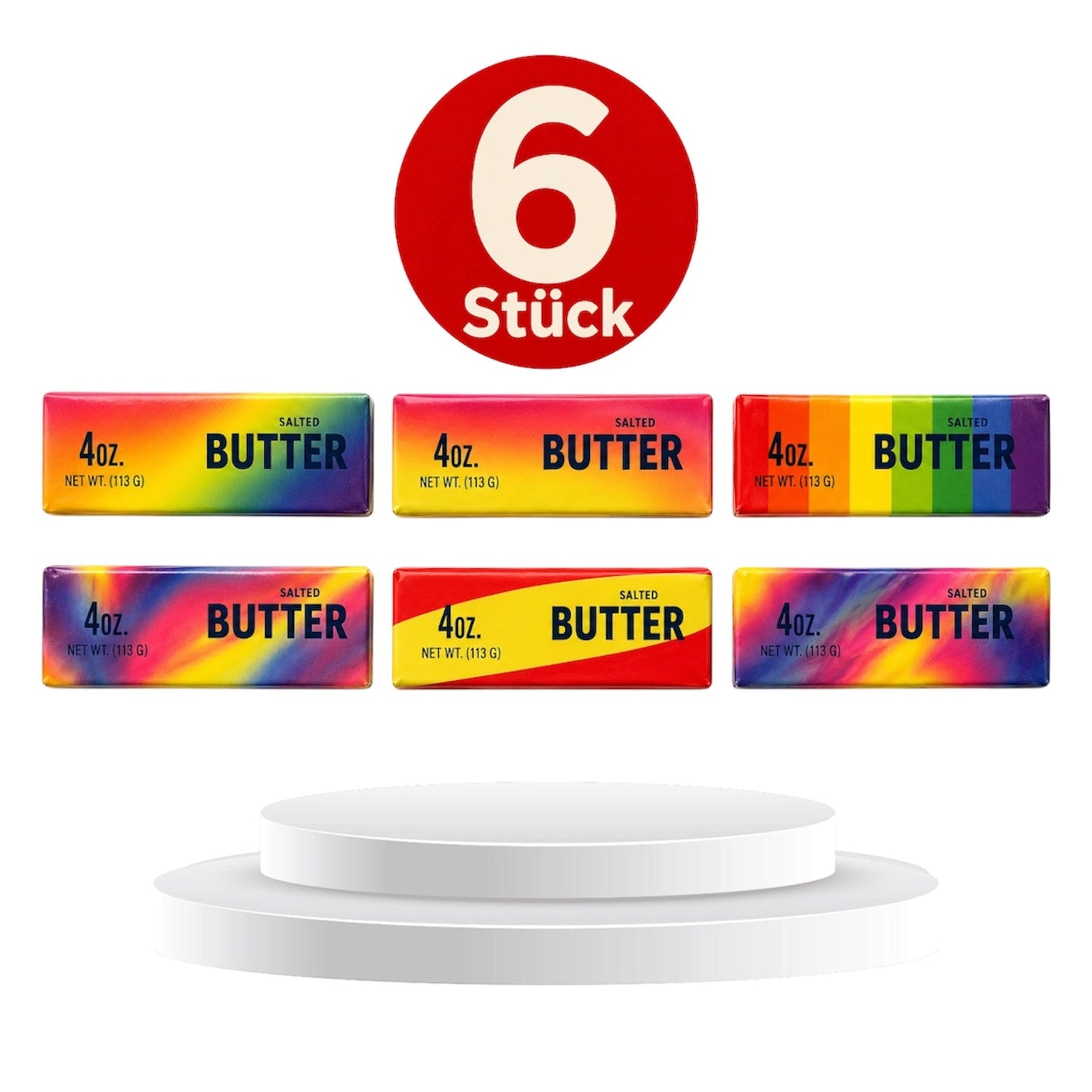 Butter Squishy 113g – Realistische Anti-Stress Butter Attrappe