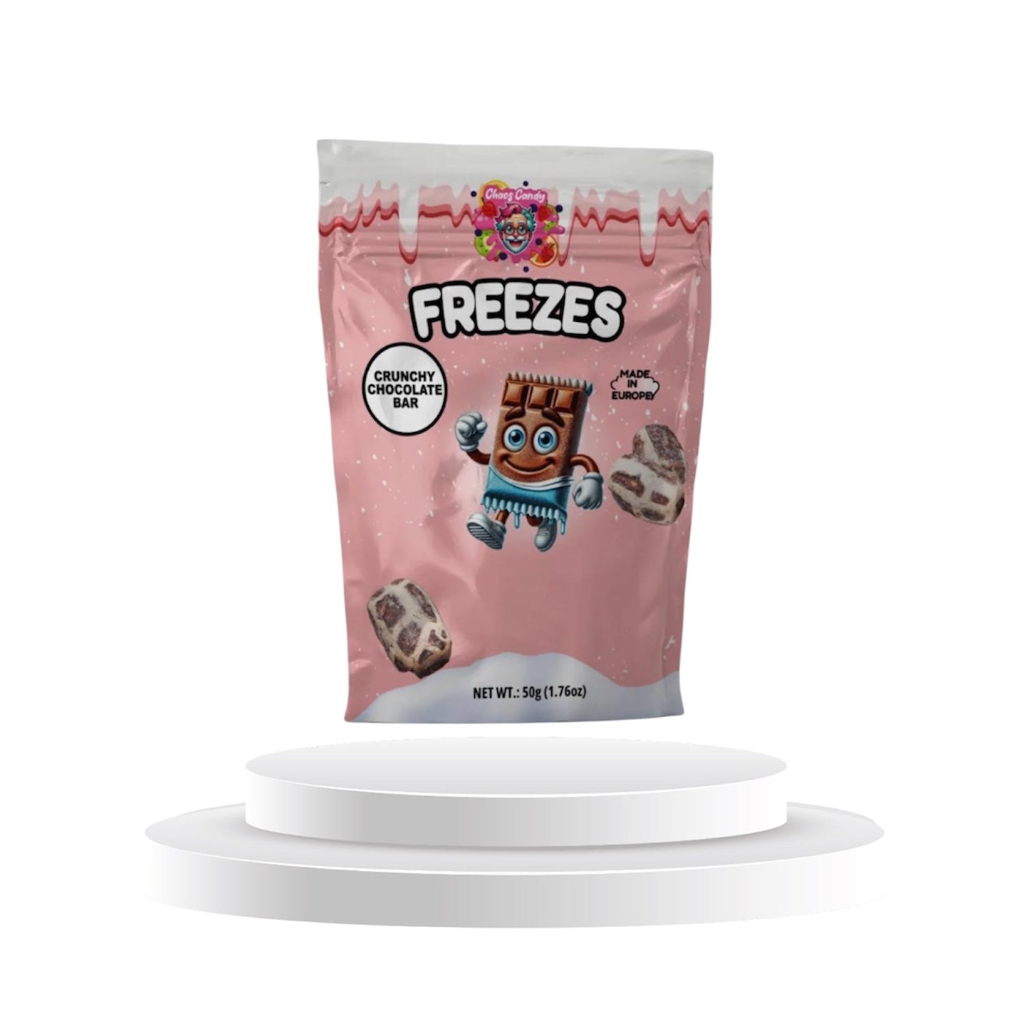 Chaos Candy Freezes Crunchy Chocolate