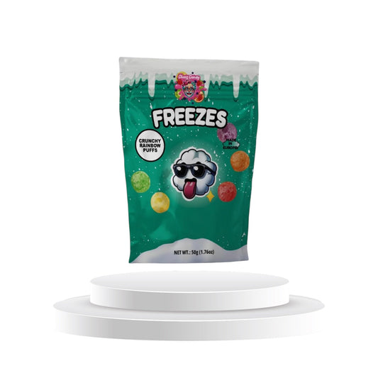 Chaos Candy Freezes Crunchy Rainbow Puffs