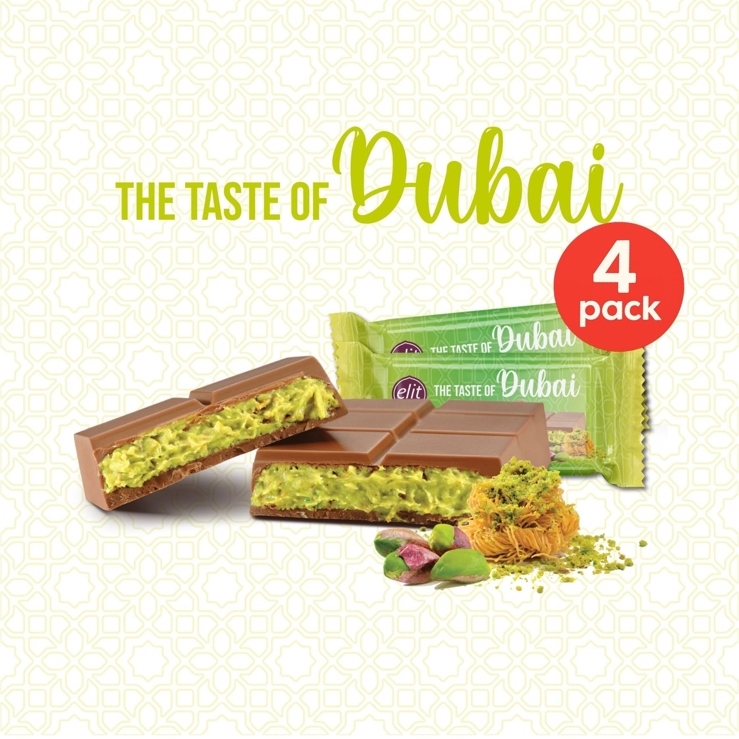 Elit Style Dubai Schokolade 90g 4er Pack