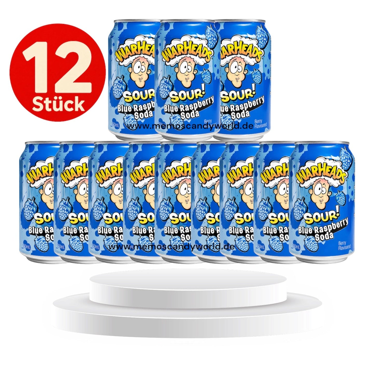 12 x Warheads Sour Soda