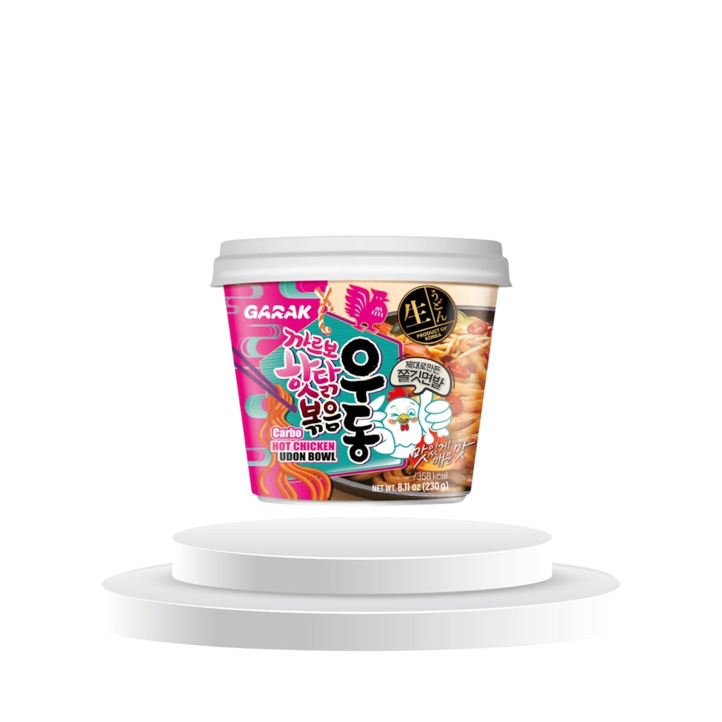 Garak Udon Carbonara Hot Chicken Cup 230g - Memo's Candy World GmbH