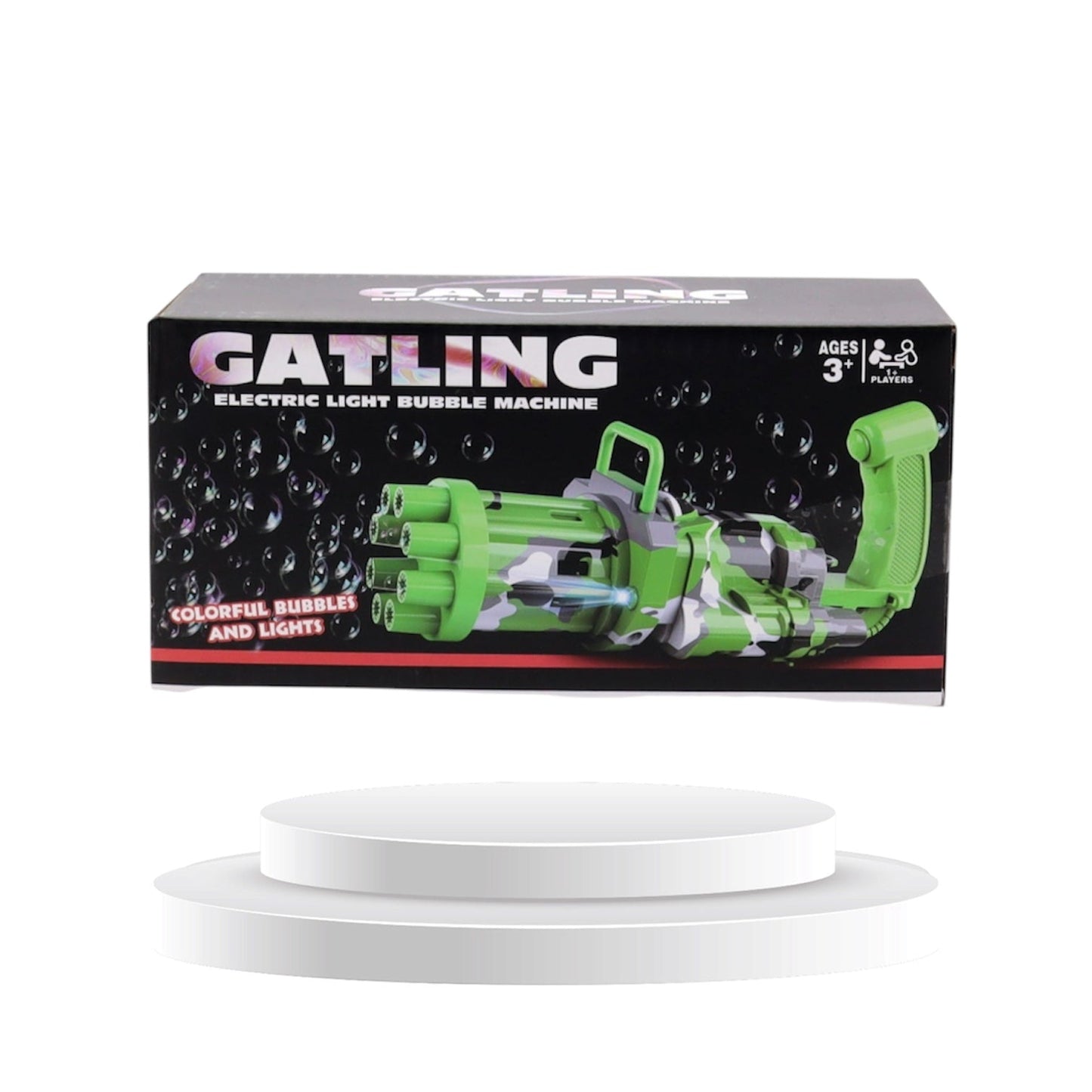 Gatling Bubble Gatling mit Licht -
Aufrufen Preistopper