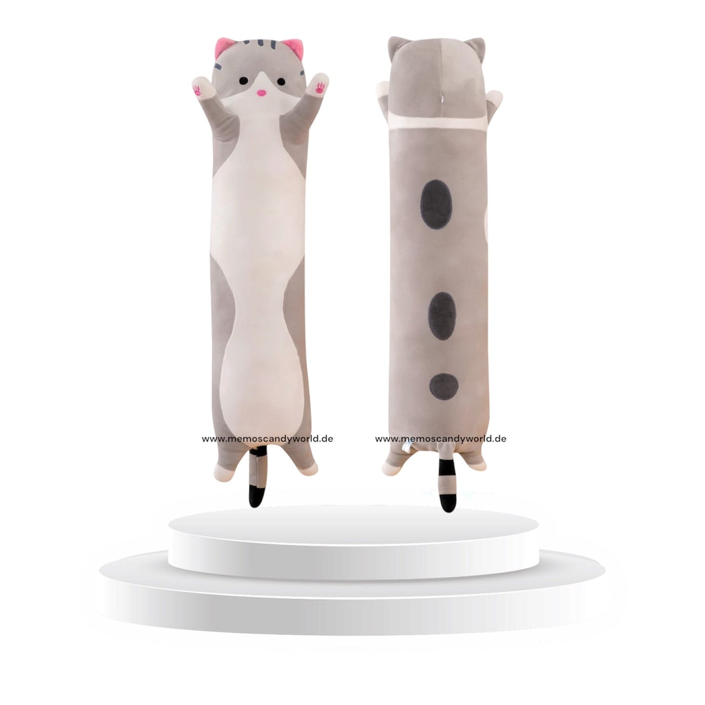 Kuscheltier Katze 60 cm – Kuschelkissen aus Plüsch