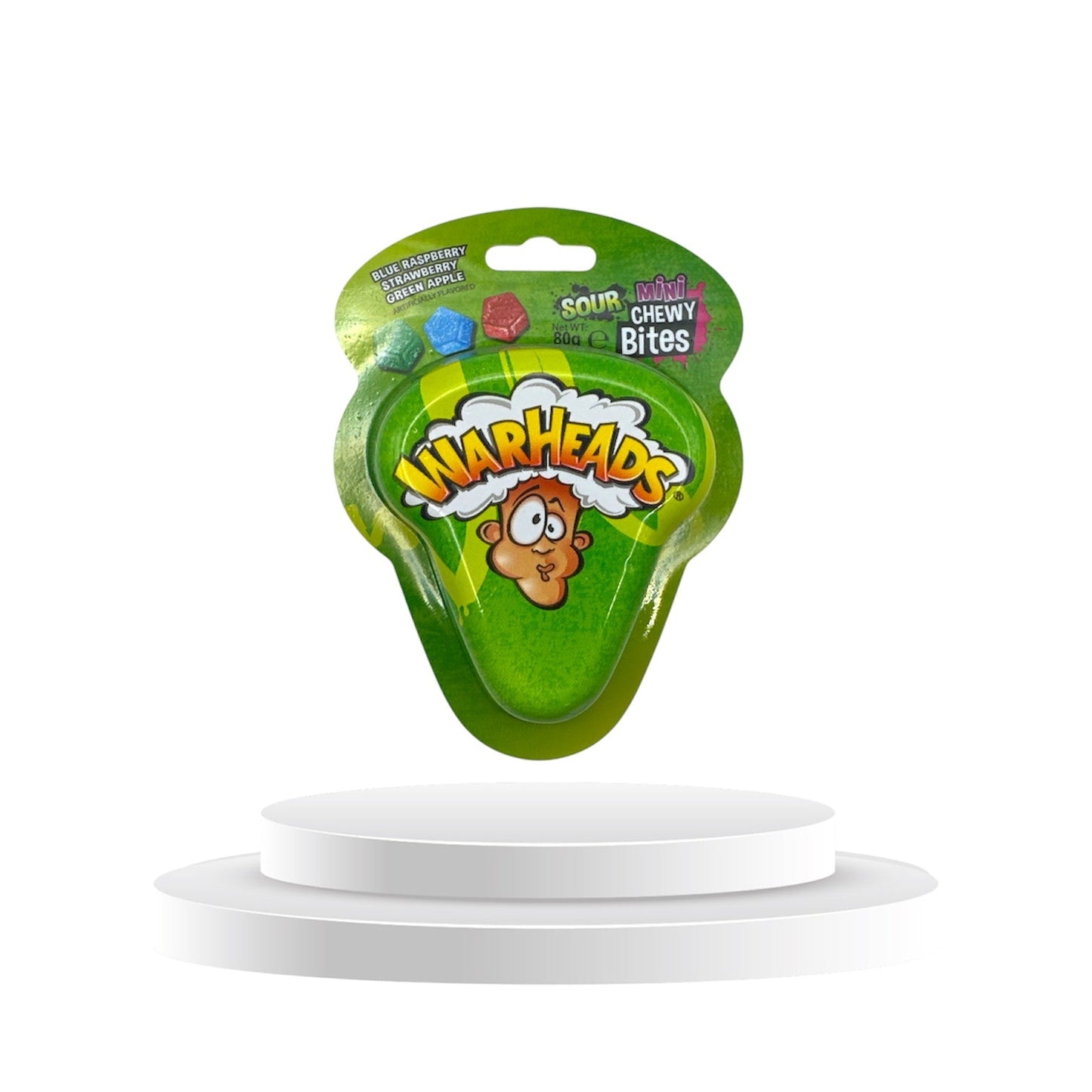 Warheads Sour Mini Chewy Bites 1 Kolli = 12 Stk