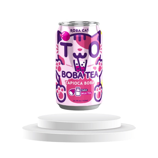 Boba Cat Taro Milk Tea Tapioca 1 Kolli = 24 Stk