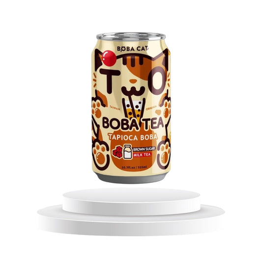 Boba Cat Brown Sugar Milk Tea Tapioca 1 Kolli = 24 Stk