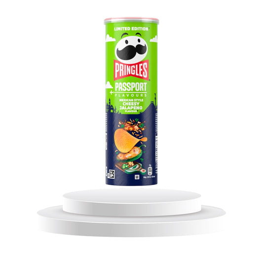 Pringles Mexican Style Cheesy Jalapeño 165 g 1 Kolli = 19 Stk