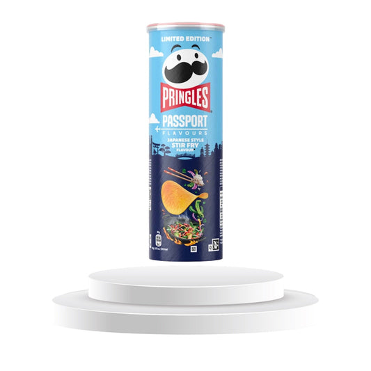 Pringles Passport Flavours Japanese Style Stir Fry 165 g 1 Kolli = 19 Stk