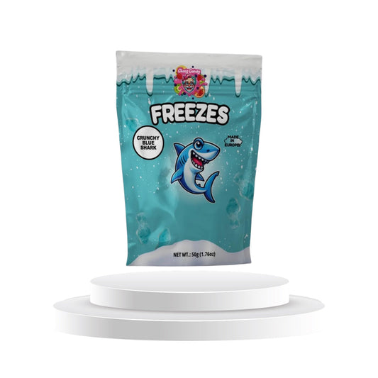Chaos Candy Freezes Crunchy Blue Shark 1 Kolli = 24 Stk