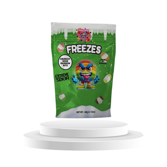 Chaos Candy Freezes Crunchy Sour Rainbow Bites 1 Kolli = 24 Stk