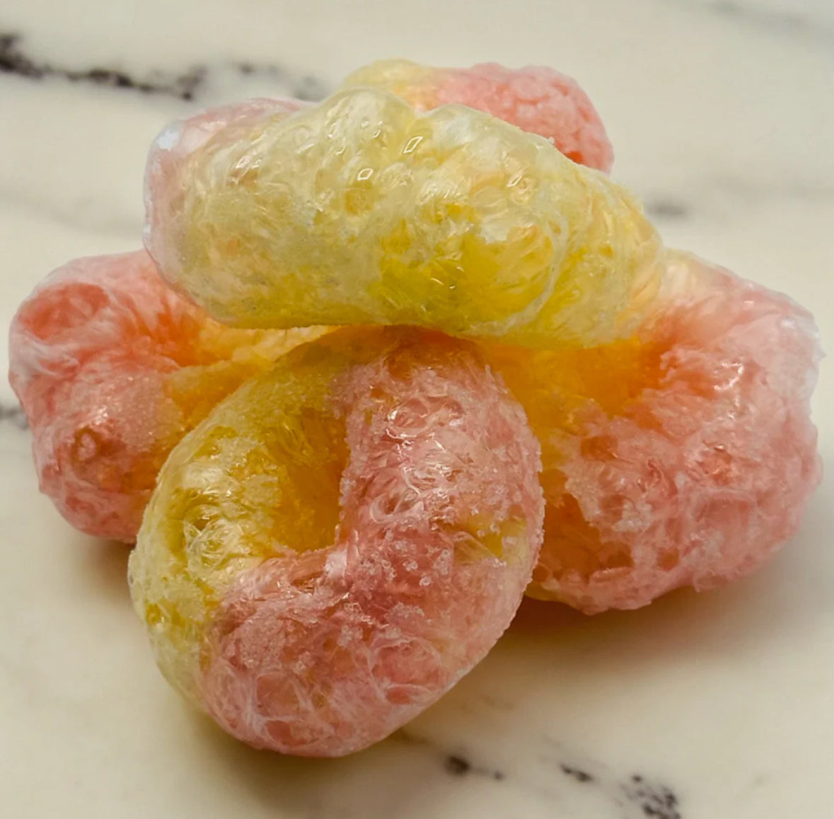 Melfmade Munchies Peachy Rings - Memo's Candy World GmbH