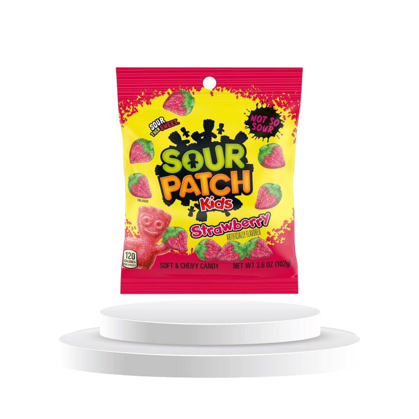 Sour Patch Kids Strawberry 102g 1 Kolli = 12 Stk